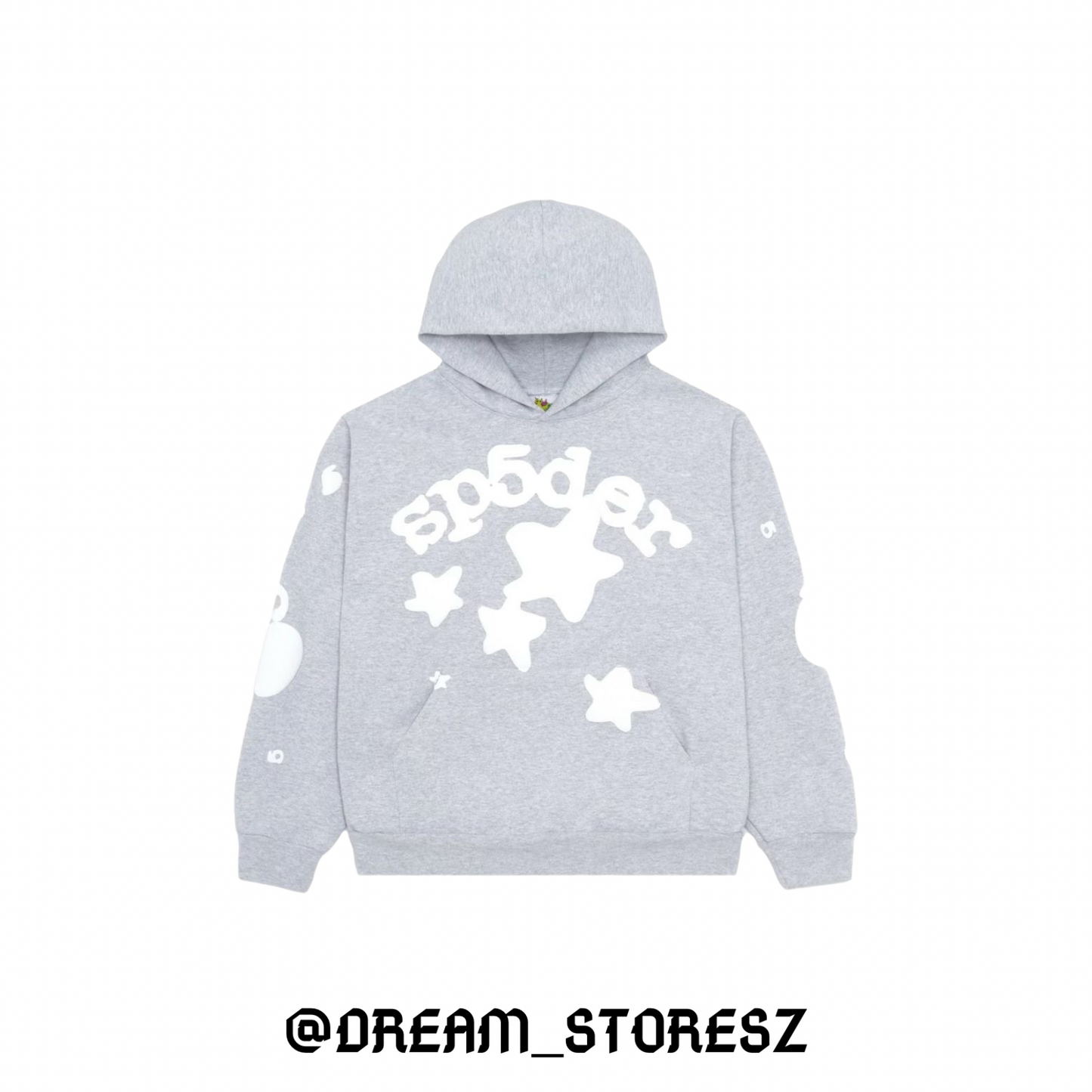 HOODIE SP5DER BELUGA # 2 CLEAR GREY
