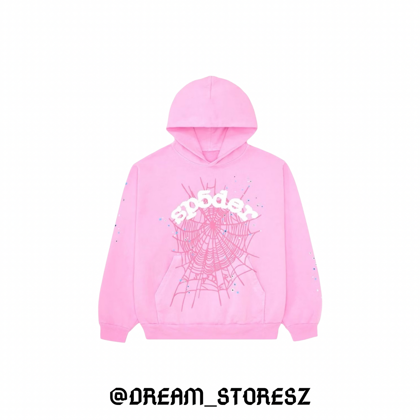 HOODIE SP5DER OG # 1 PINK