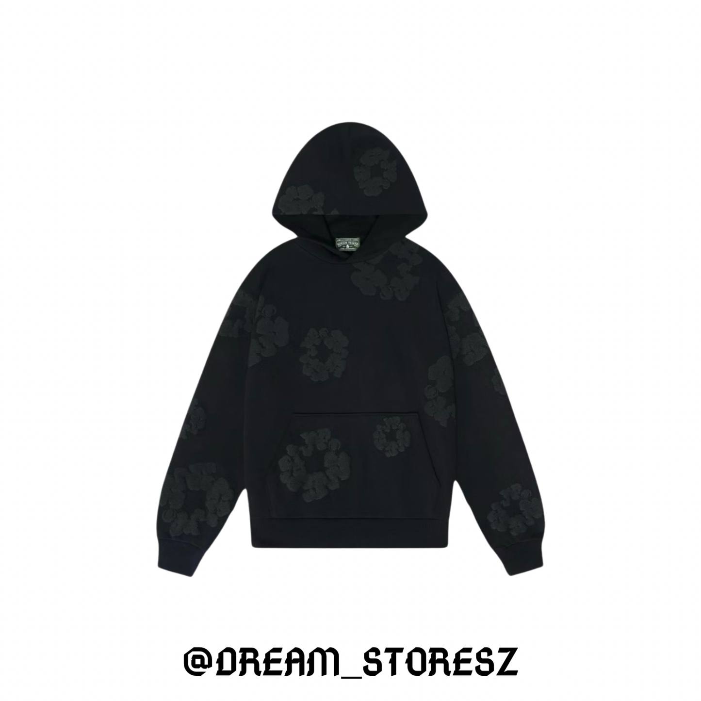 HOODIE DENIM TEARS # 1 BLACK