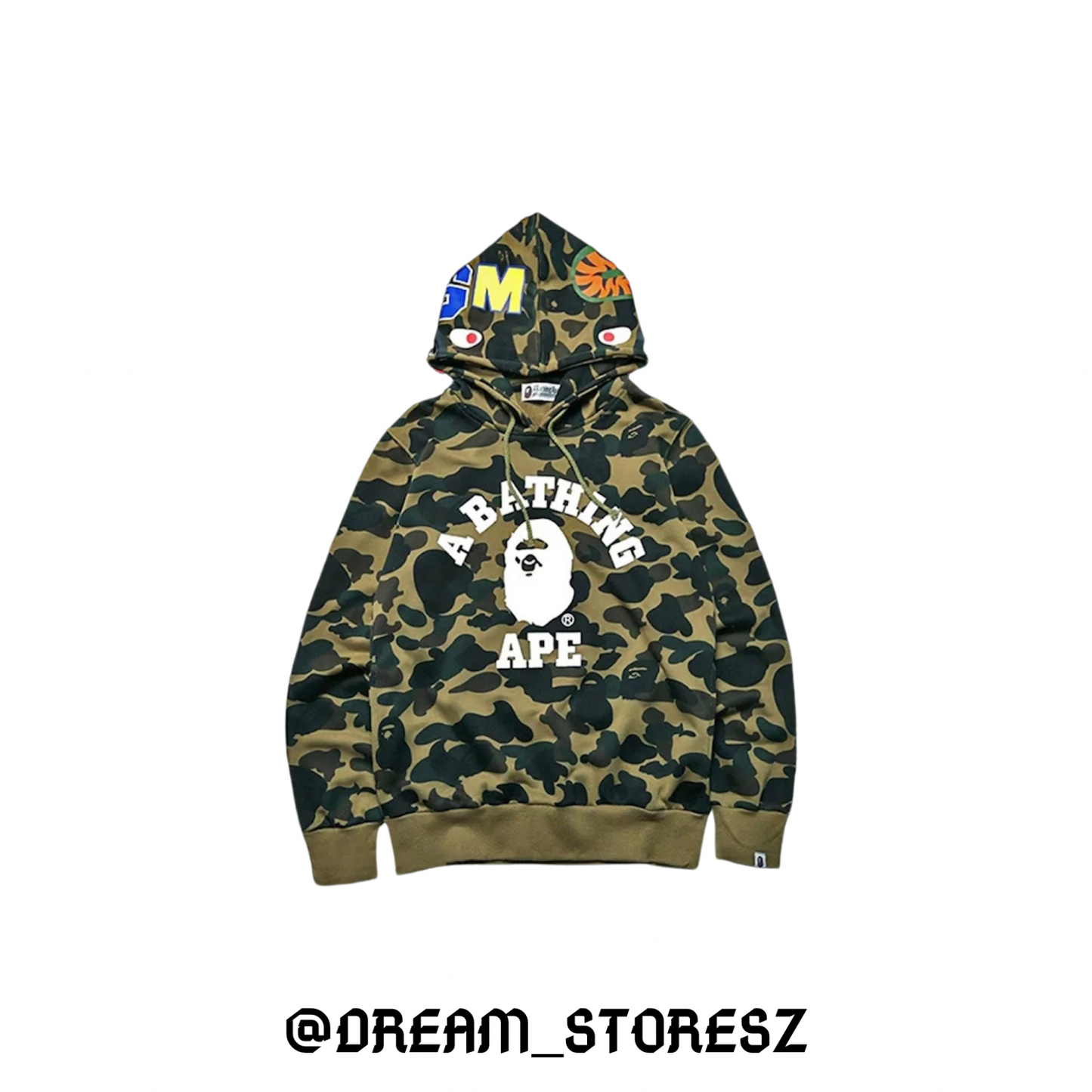 HOODIE A BATHING APE # 1 GREEN