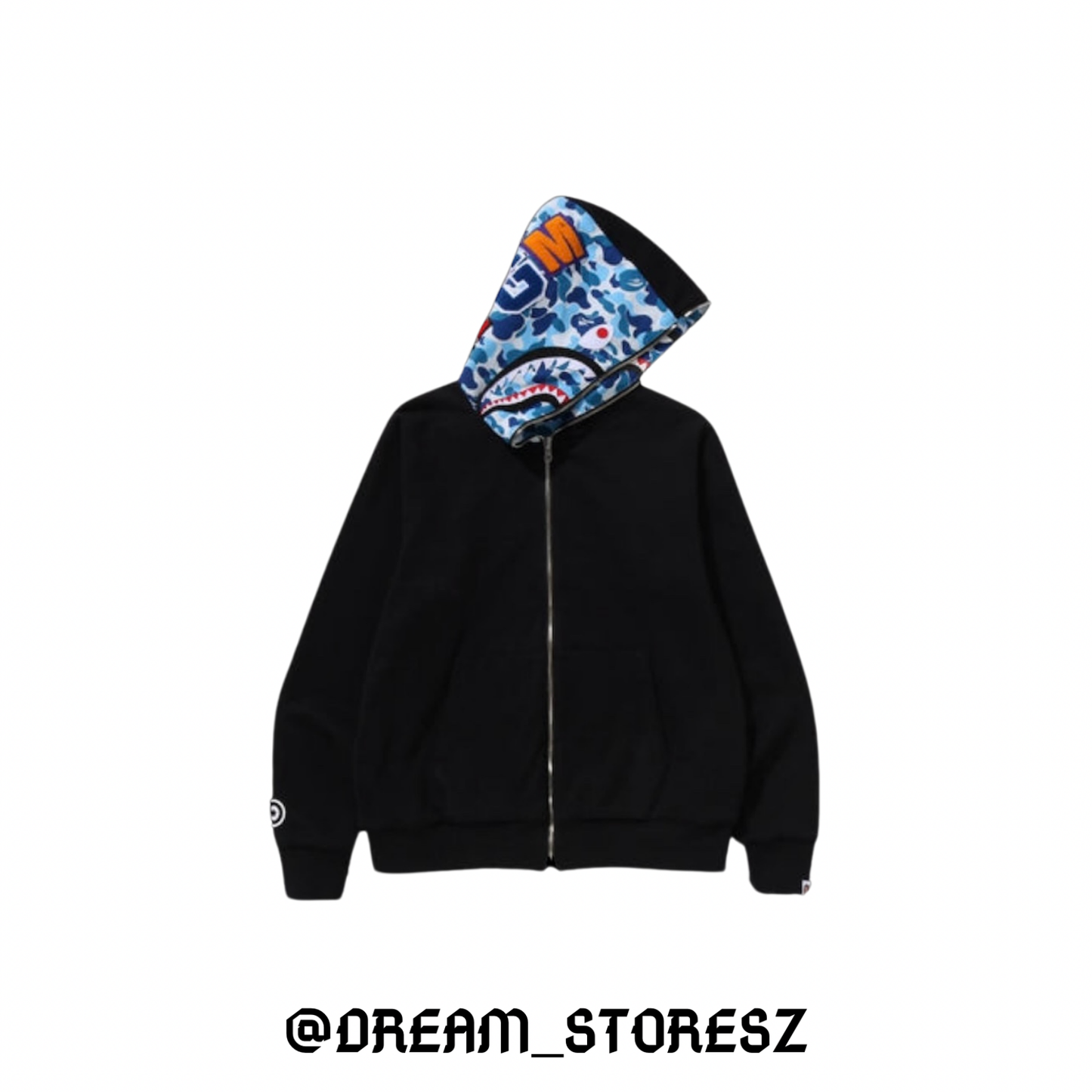 BAPE SHARK # 33 BLACK AND BLUE