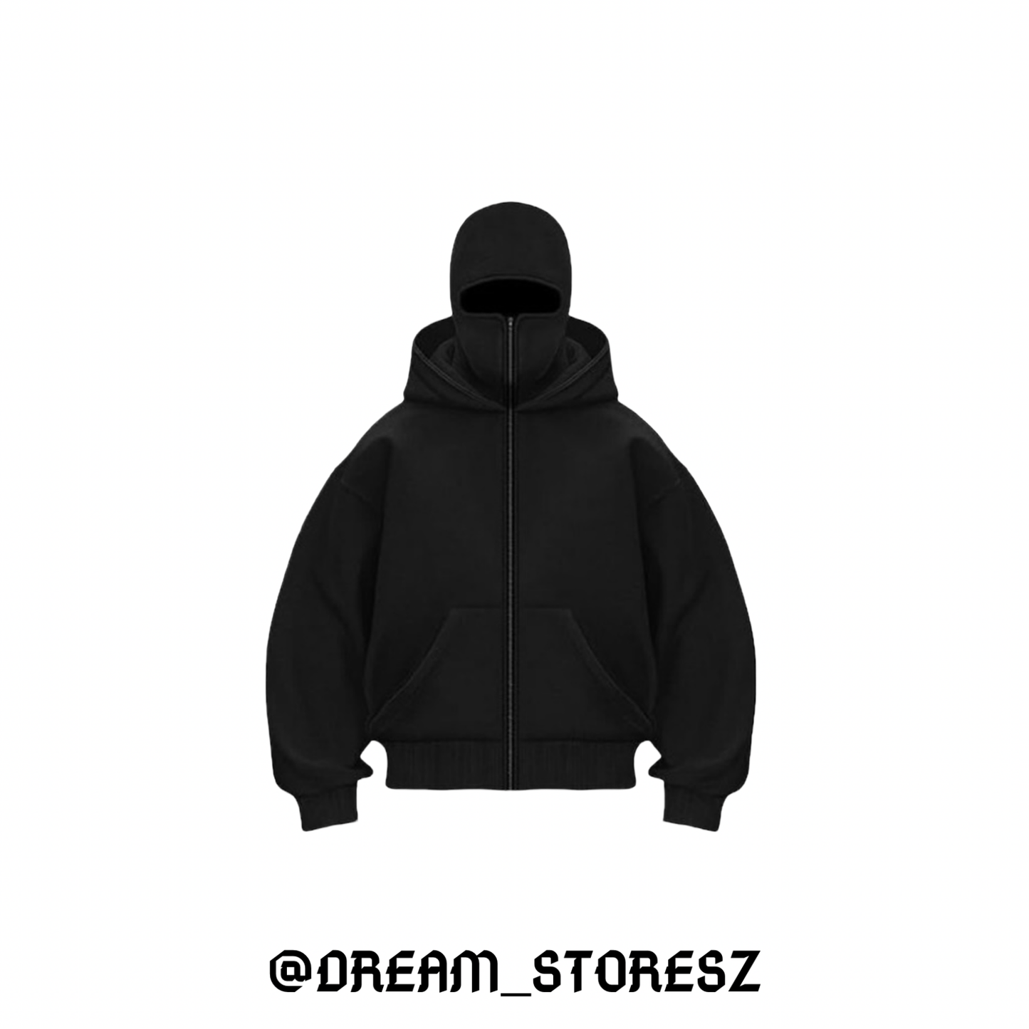 HOODIE SKI MASK # 1 BLACK