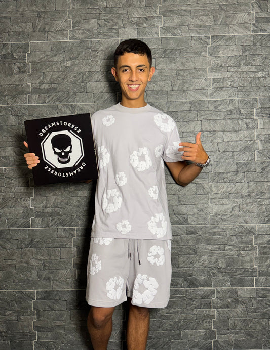 SHORT OUTFIT DENIM TEARS GREY