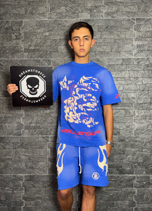 SHORT OUTFIT HELLSTAR # 6 BLUE