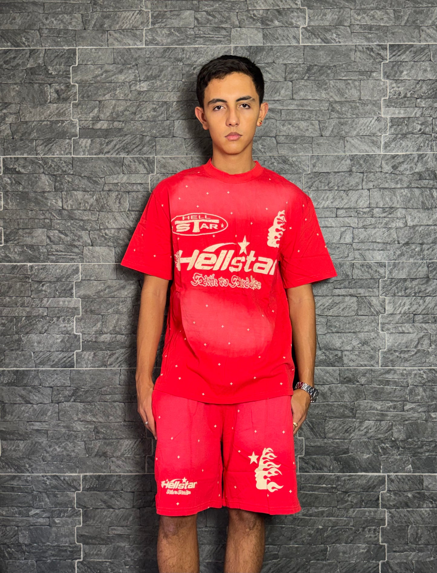 SHORT OUTFIT HELLSTAR # 2 RED
