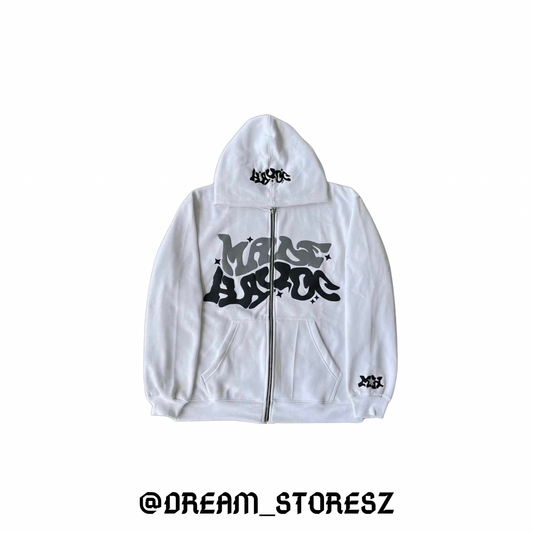 HOODIE WASS # 1 WHITE