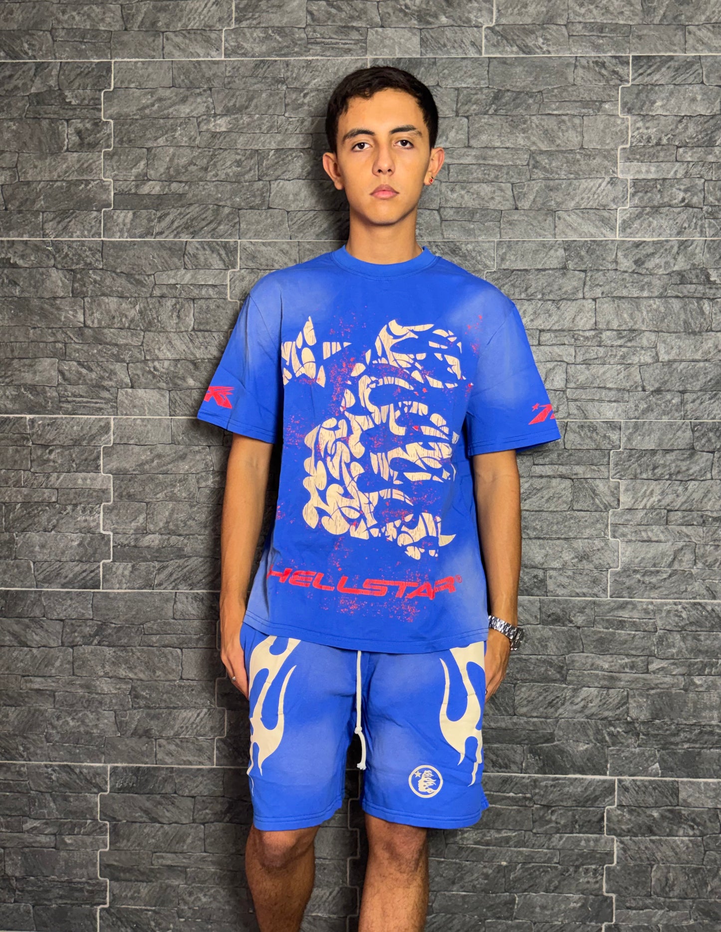 SHORT OUTFIT HELLSTAR # 6 BLUE