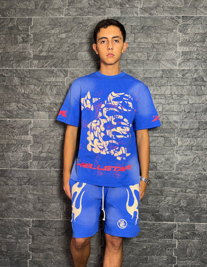 SHORT OUTFIT HELLSTAR # 6 BLUE