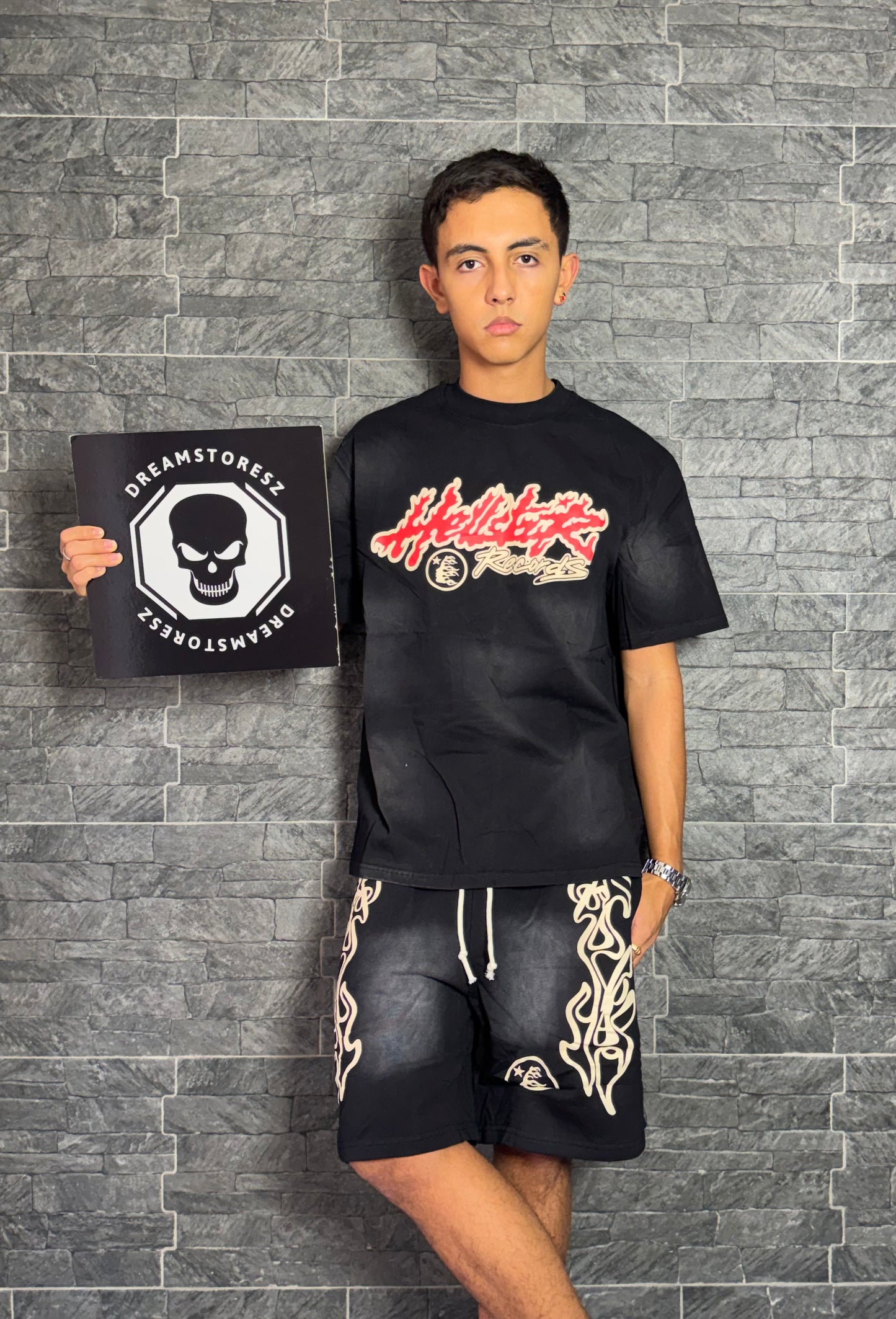 SHORT OUTFIT HELLSTAR # 3 BLACK