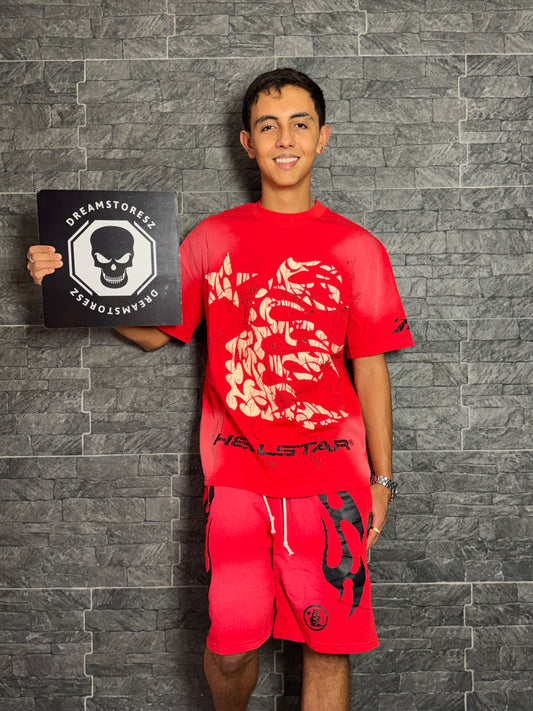 SHORT OUTFIT HELLSTAR # 6 RED