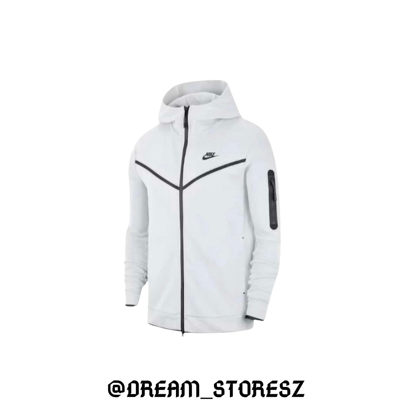 JACKET NIKE TECH # 1 WHITE