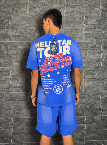 SHORT OUTFIT HELLSTAR # 3 BLUE