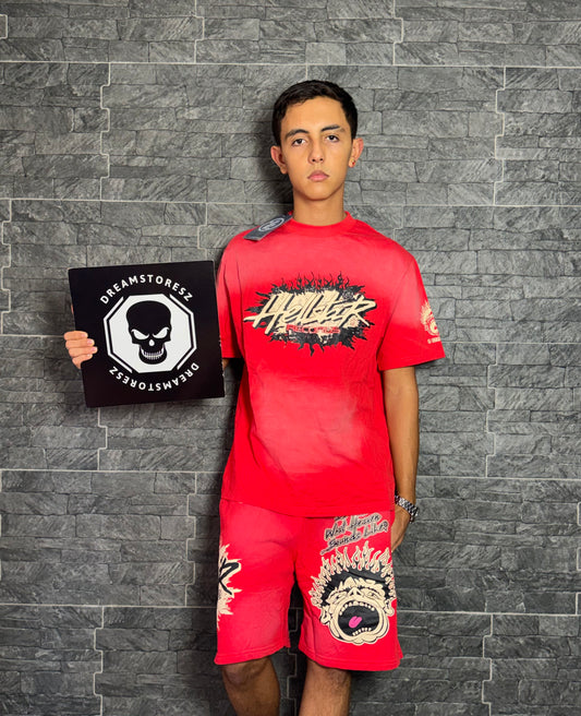 SHORT OUTFIT HELLSTAR # 1 RED
