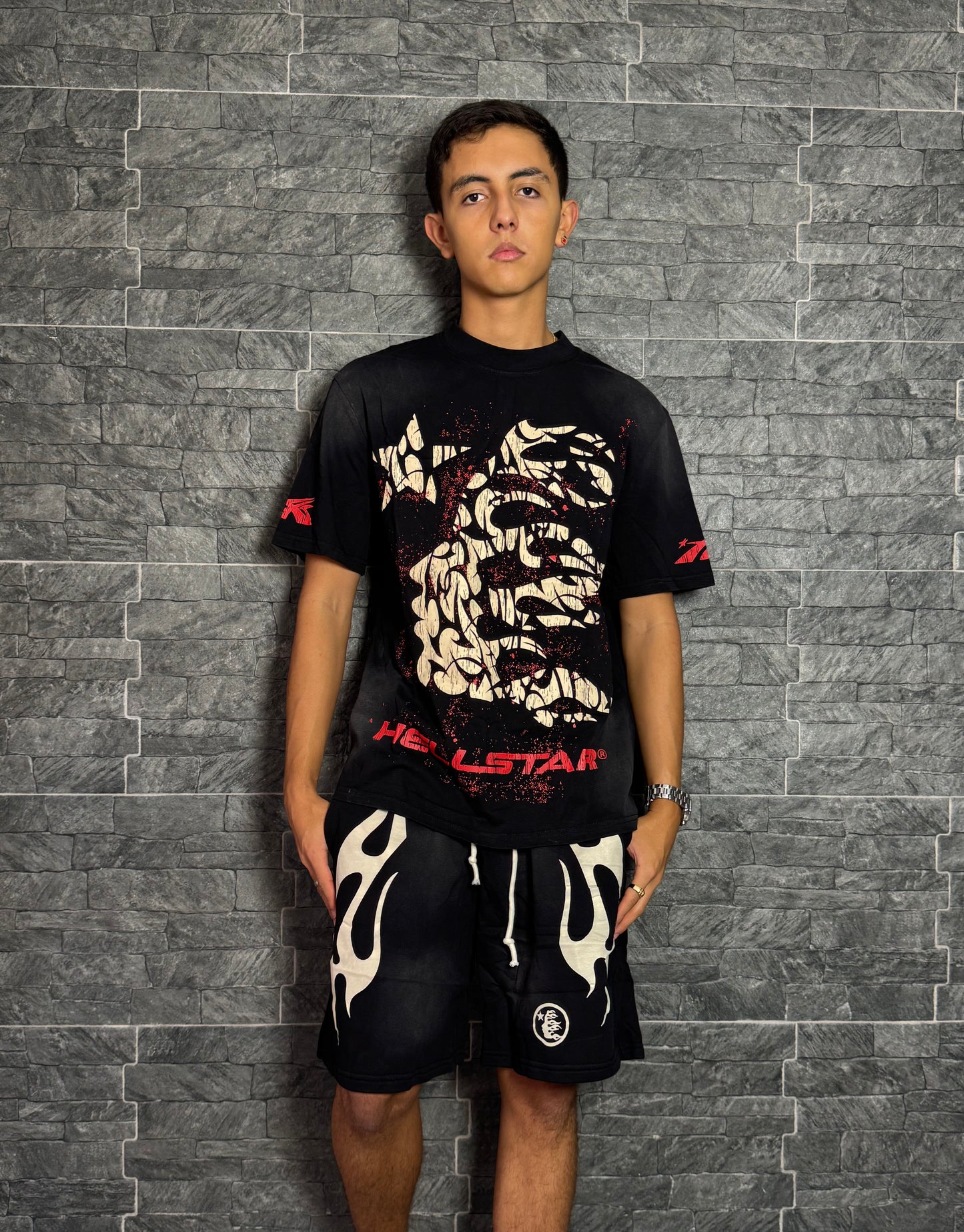 SHORT OUTFIT HELLSTAR # 6 BLACK