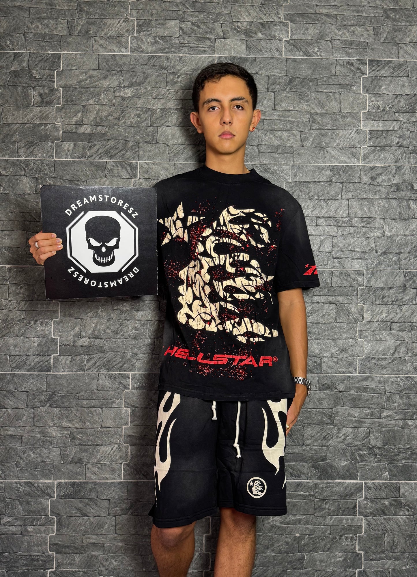 SHORT OUTFIT HELLSTAR # 6 BLACK