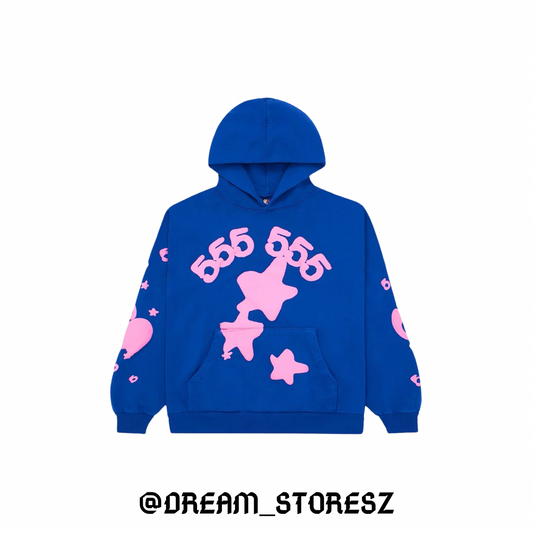 HOODIE SP5DER BELUGA # 2 BLUE