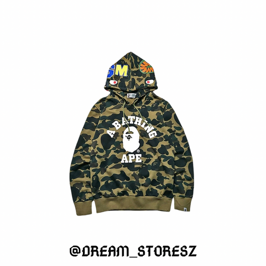 HOODIE A BATHING APE # 1 GREEN