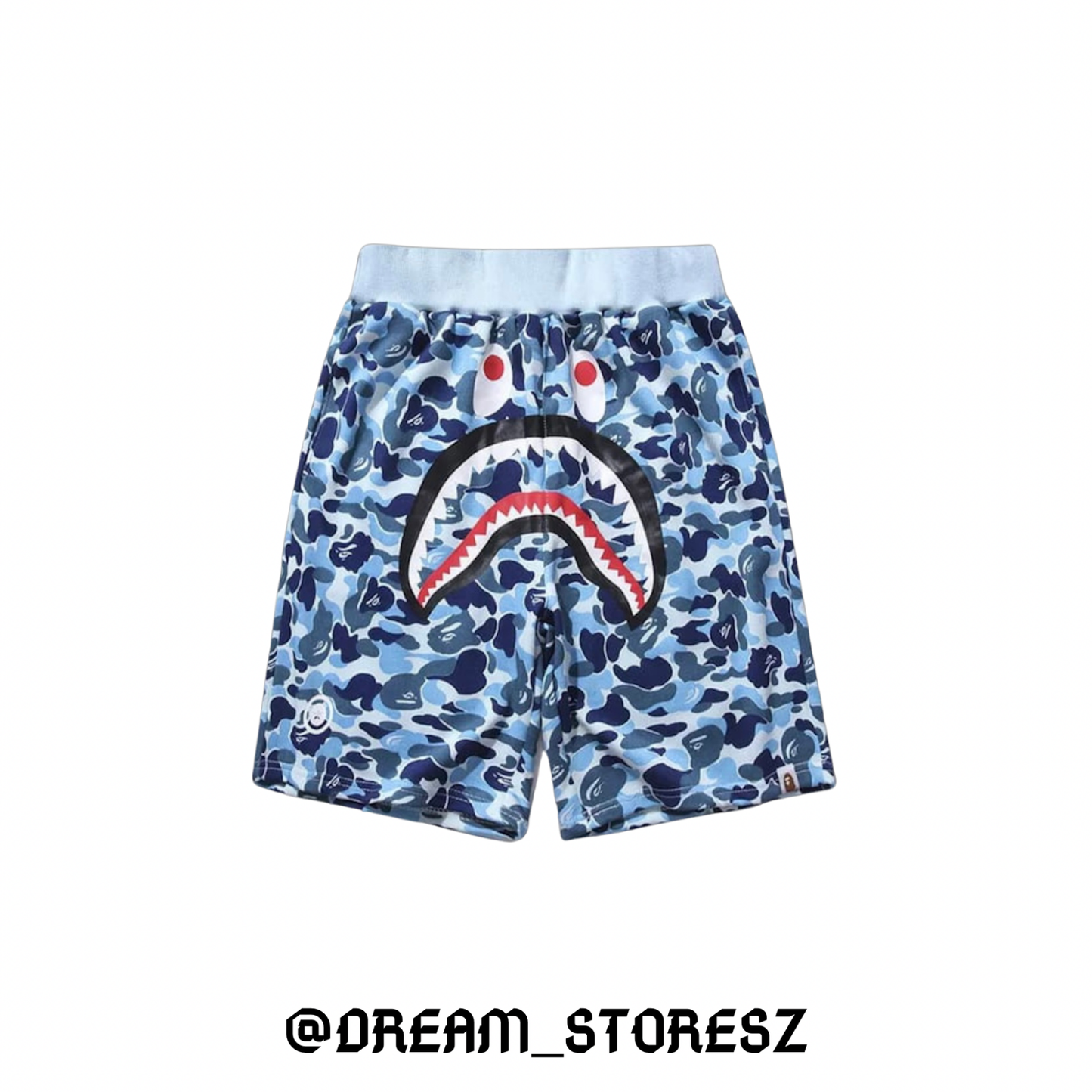 SHORT BAPE # 1 CLEAR BLUE
