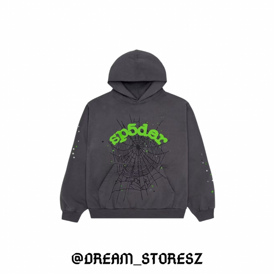 HOODIE SP5DER OG # 1 GREY
