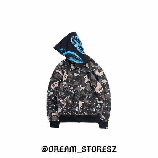 BAPE SHARK GALAXY # 21 BLACK