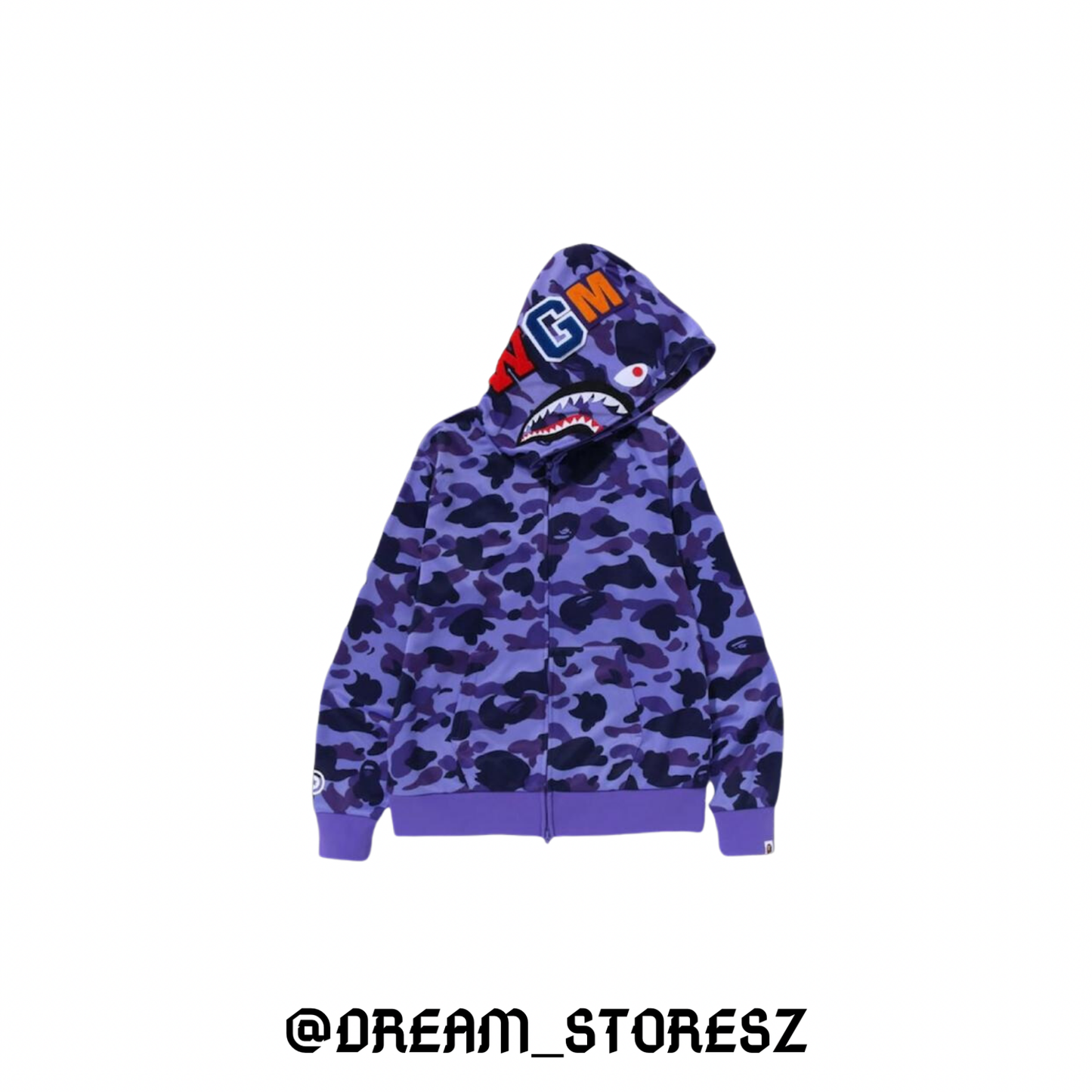 BAPE SHARK # 55 PURPLE