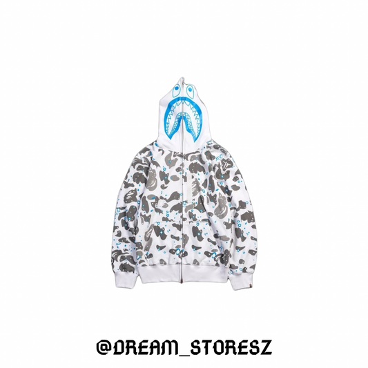 BAPE SHARK # 14 WHITE