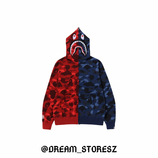 BAPE SHARK # 38 RED AND BLUE