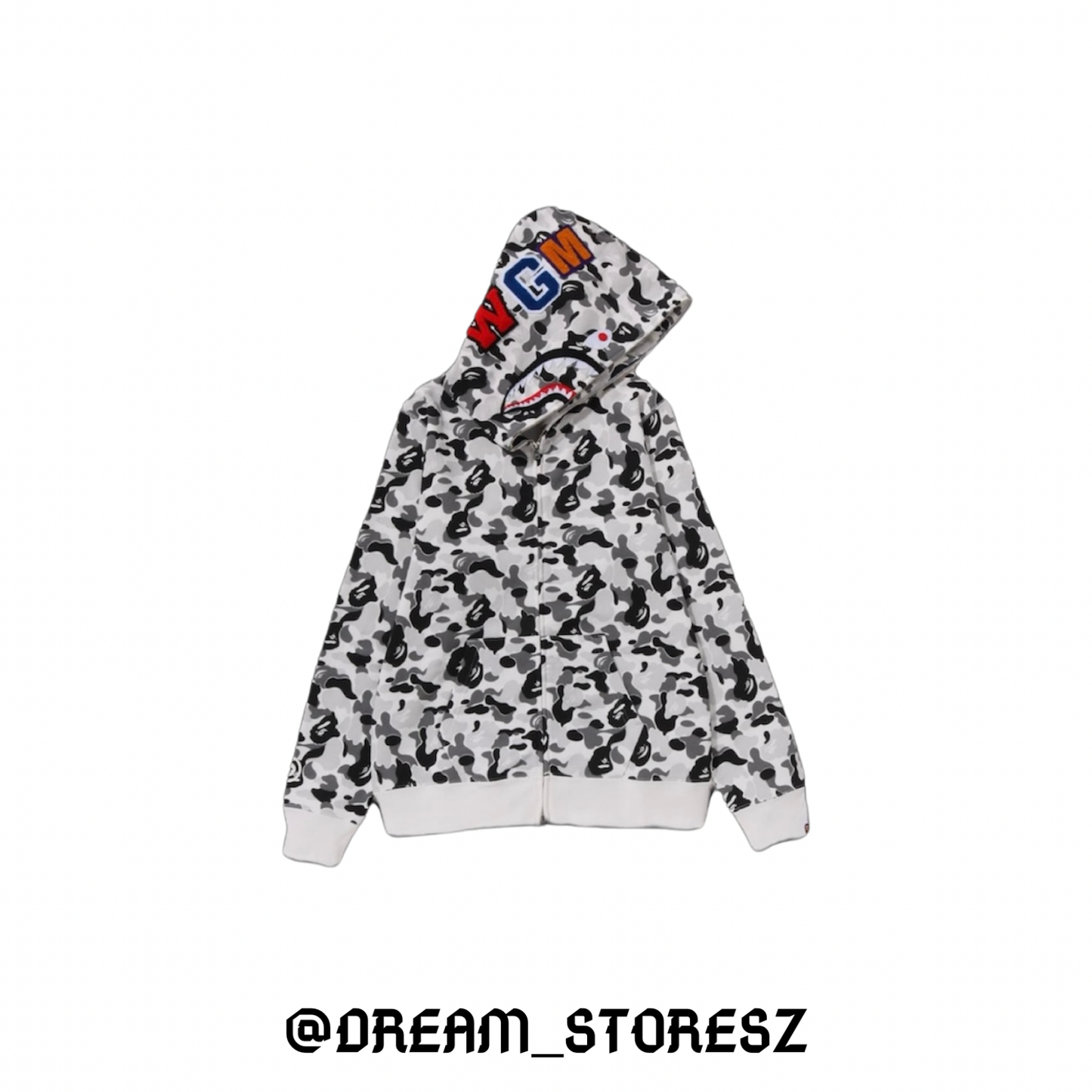BAPE SHARK # 109 WHITE
