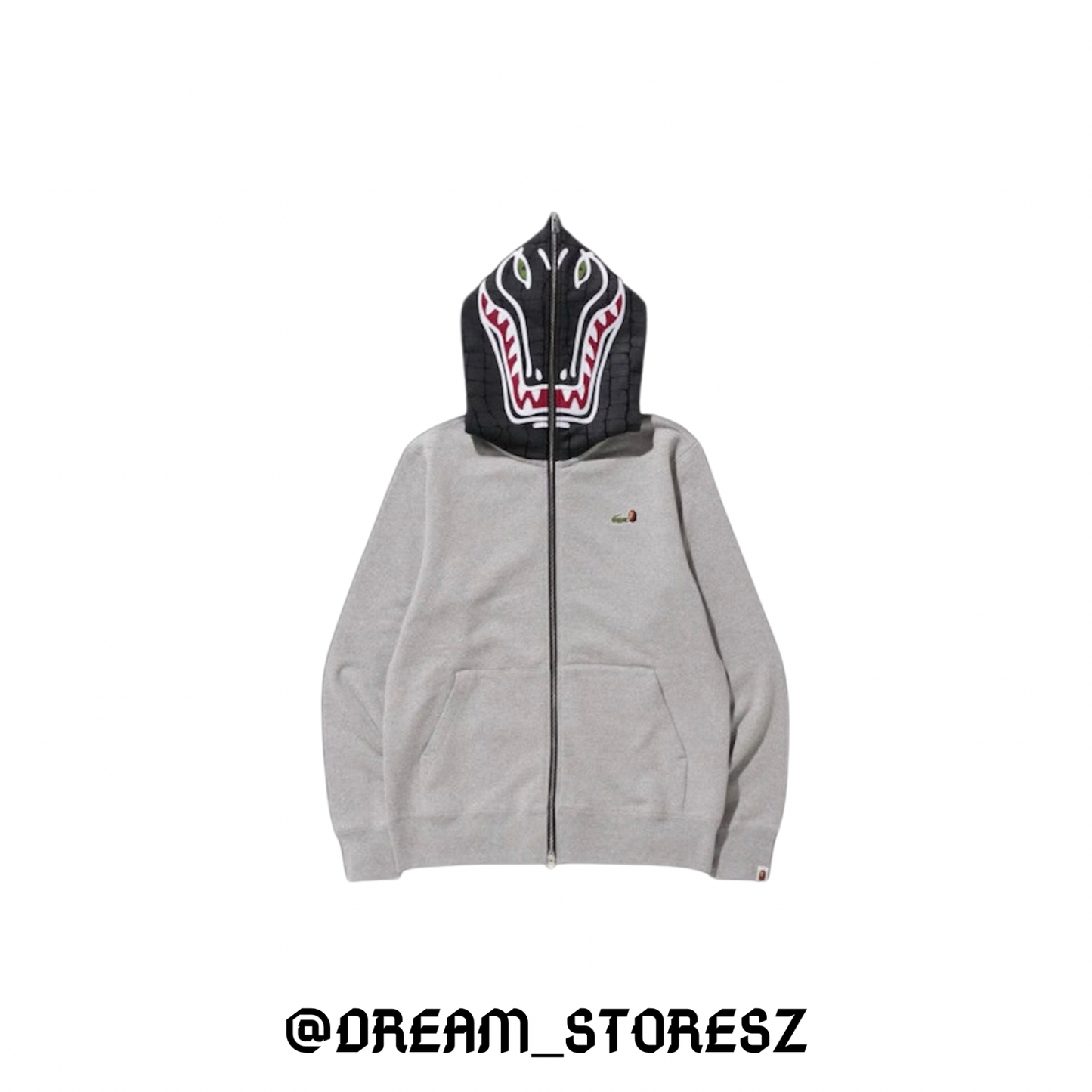 BAPE SHARK LACOSTE # 9 GREY