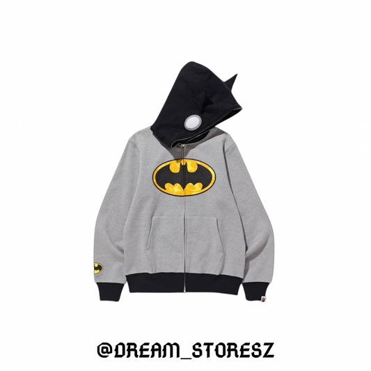 BAPE SHARK BATMAN # 105 GREY AND BLACK