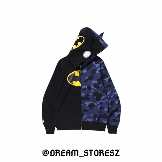 BAPE SHARK BATMAN # 92 BLACK AND BLUE