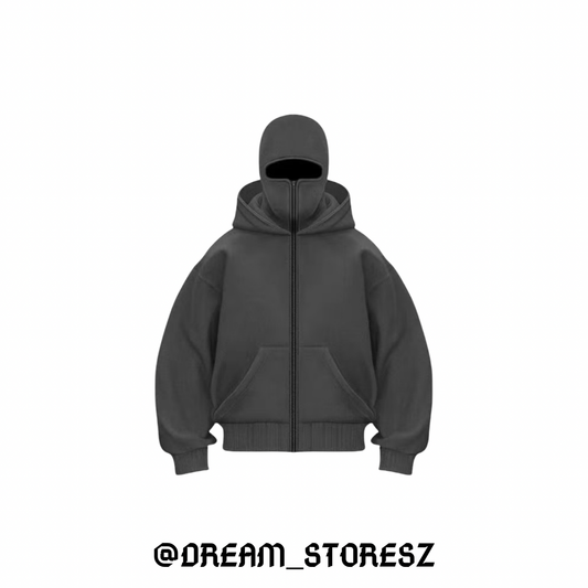 HOODIE SKI MASK # 1 GREY