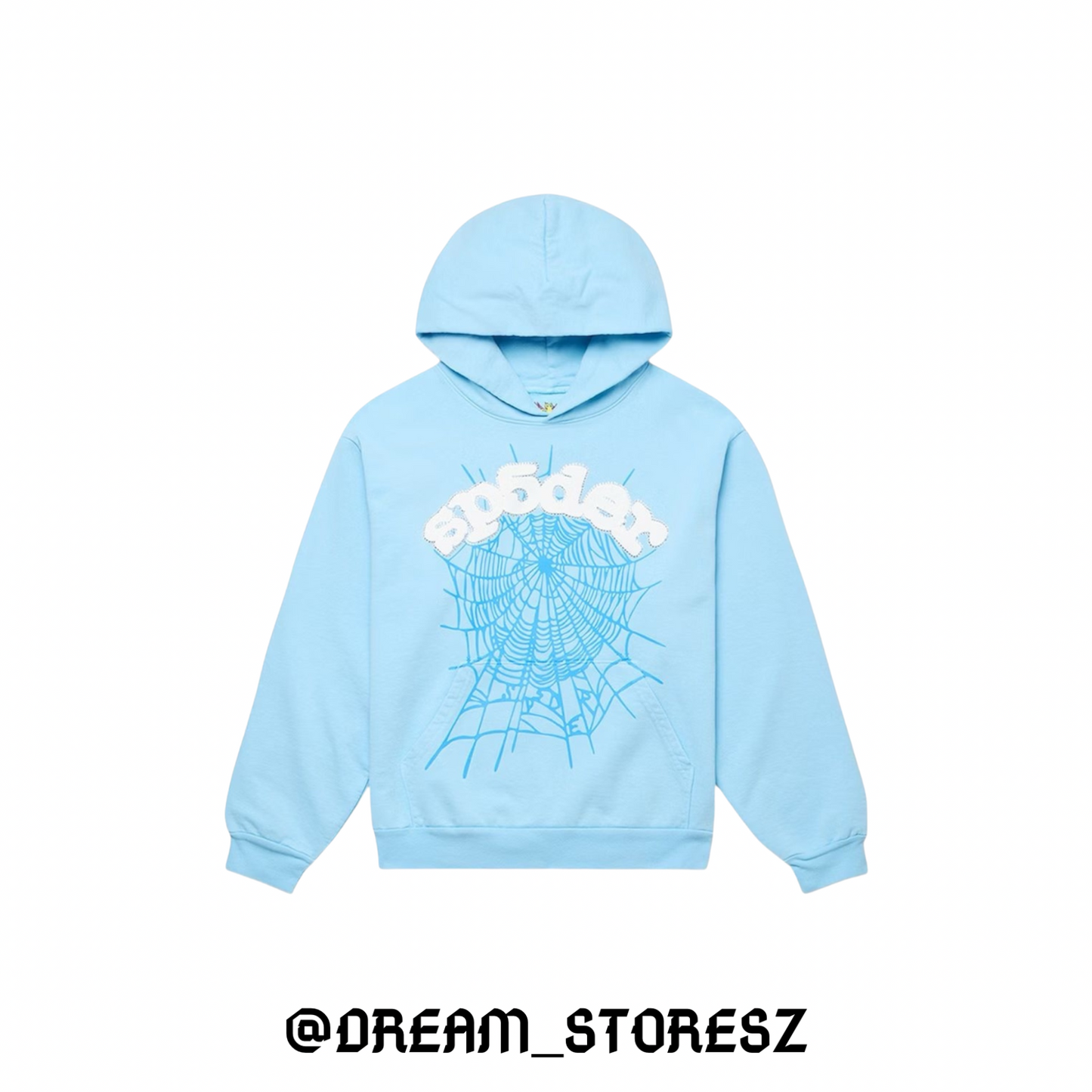 HOODIE SP5DER OG # 1 CLEAR BLUE