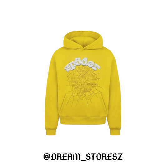 HOODIE SP5DER OG # 1 YELLOW