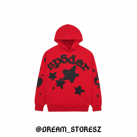 HOODIE SP5DER BELUGA # 2 RED