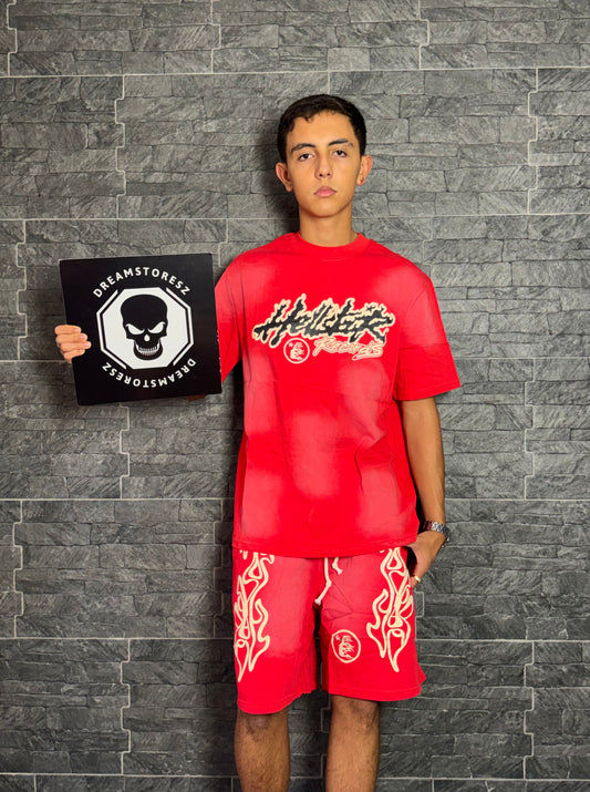 SHORT OUTFIT HELLSTAR # 3 RED